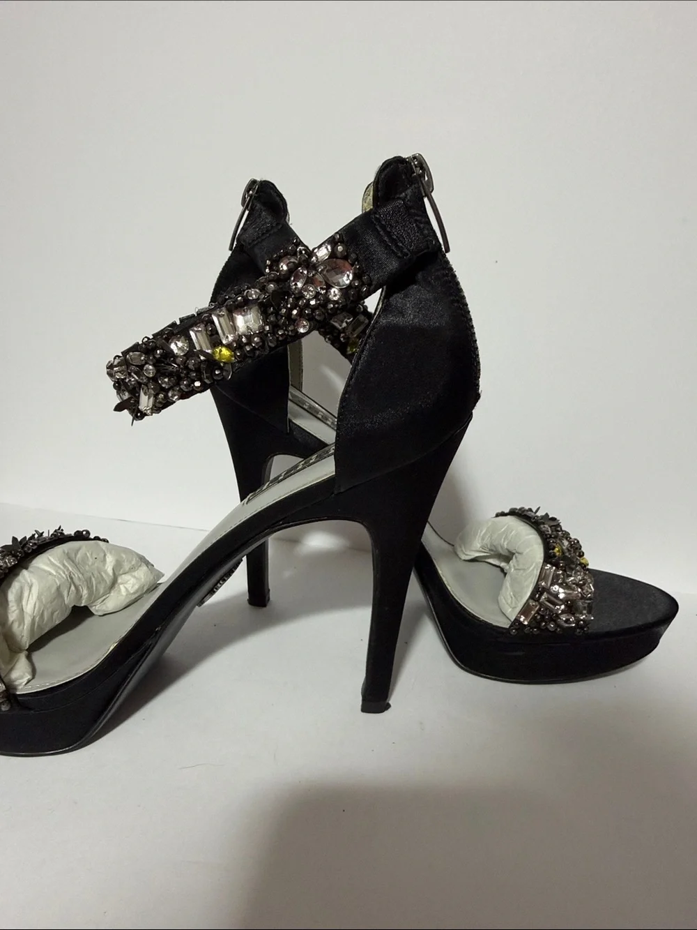 White by Vera Wang sleek black